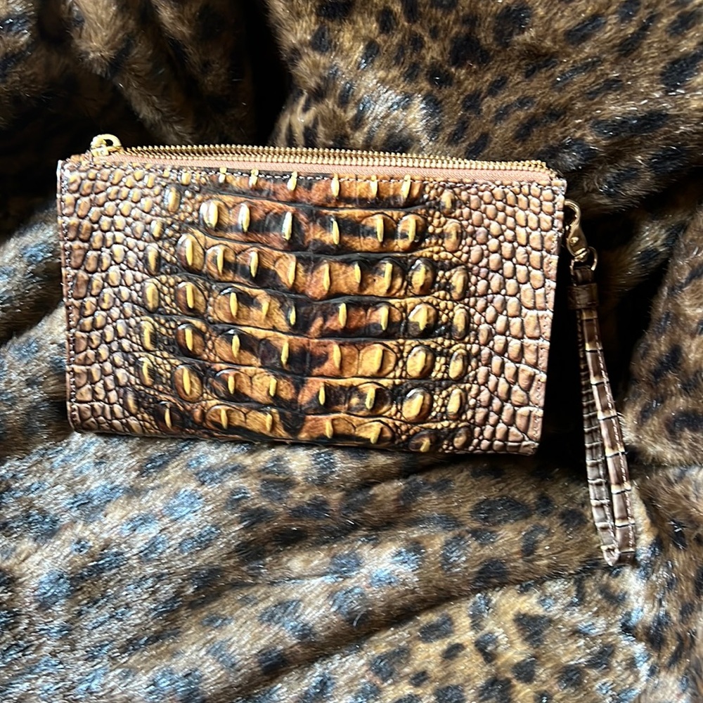 Brahmin Daisy wristlet in “INSTINCT” ombre Melbourne (NWT)